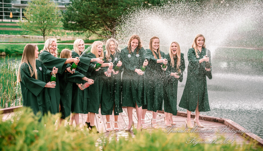 Eastern Michigan University graduation photograph