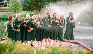 Eastern Michigan University graduation photograph