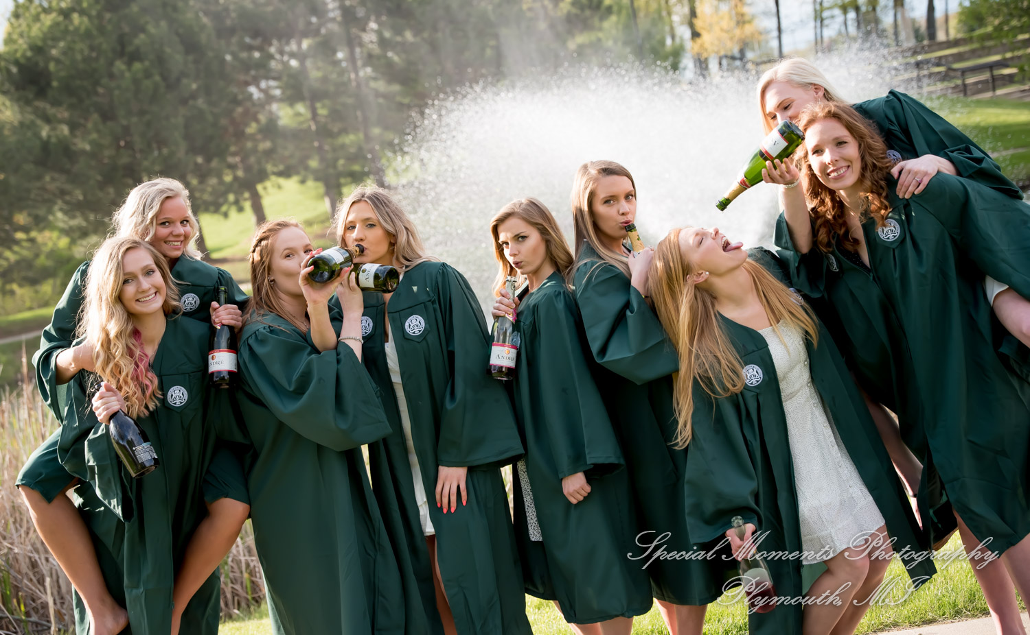Eastern Michigan University graduation photograph