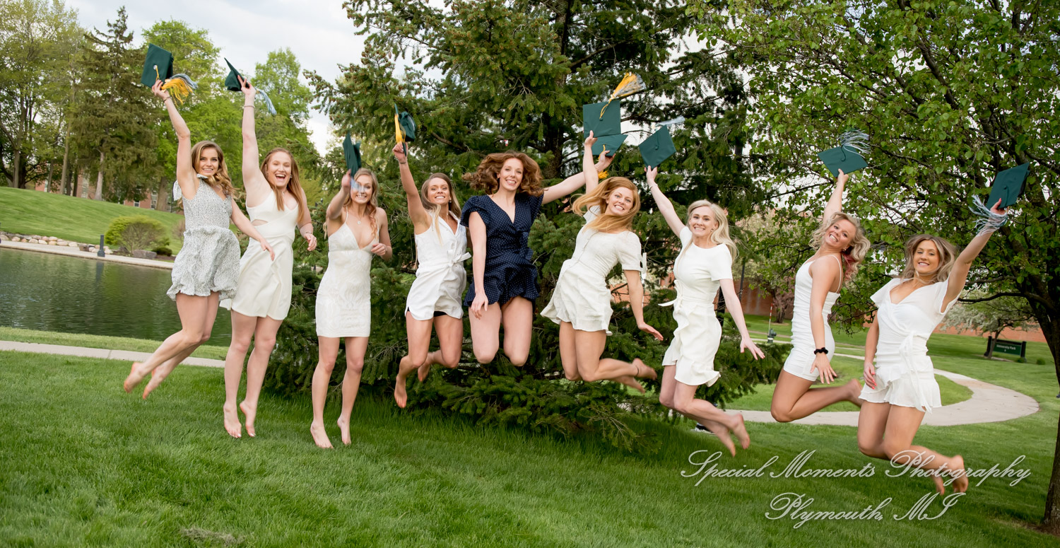 Eastern Michigan University graduation photograph