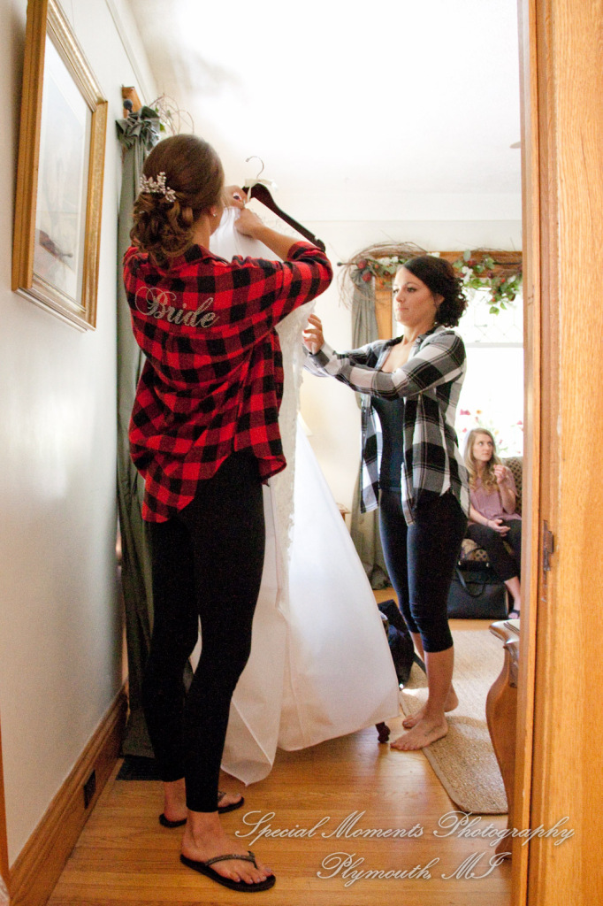 Andrea & Kody at Wellers West Garden Saline MI wedding photography