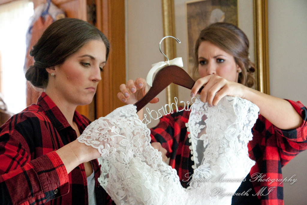 Andrea & Kody at Wellers West Garden Saline MI wedding photography