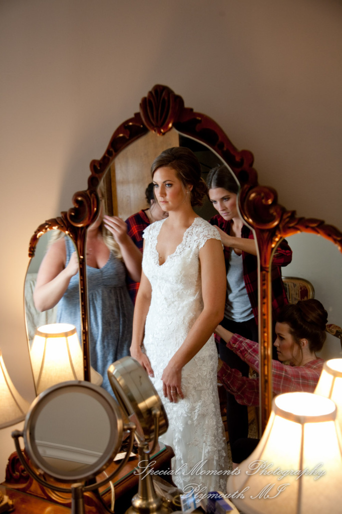 Andrea & Kody at Wellers West Garden Saline MI wedding photography