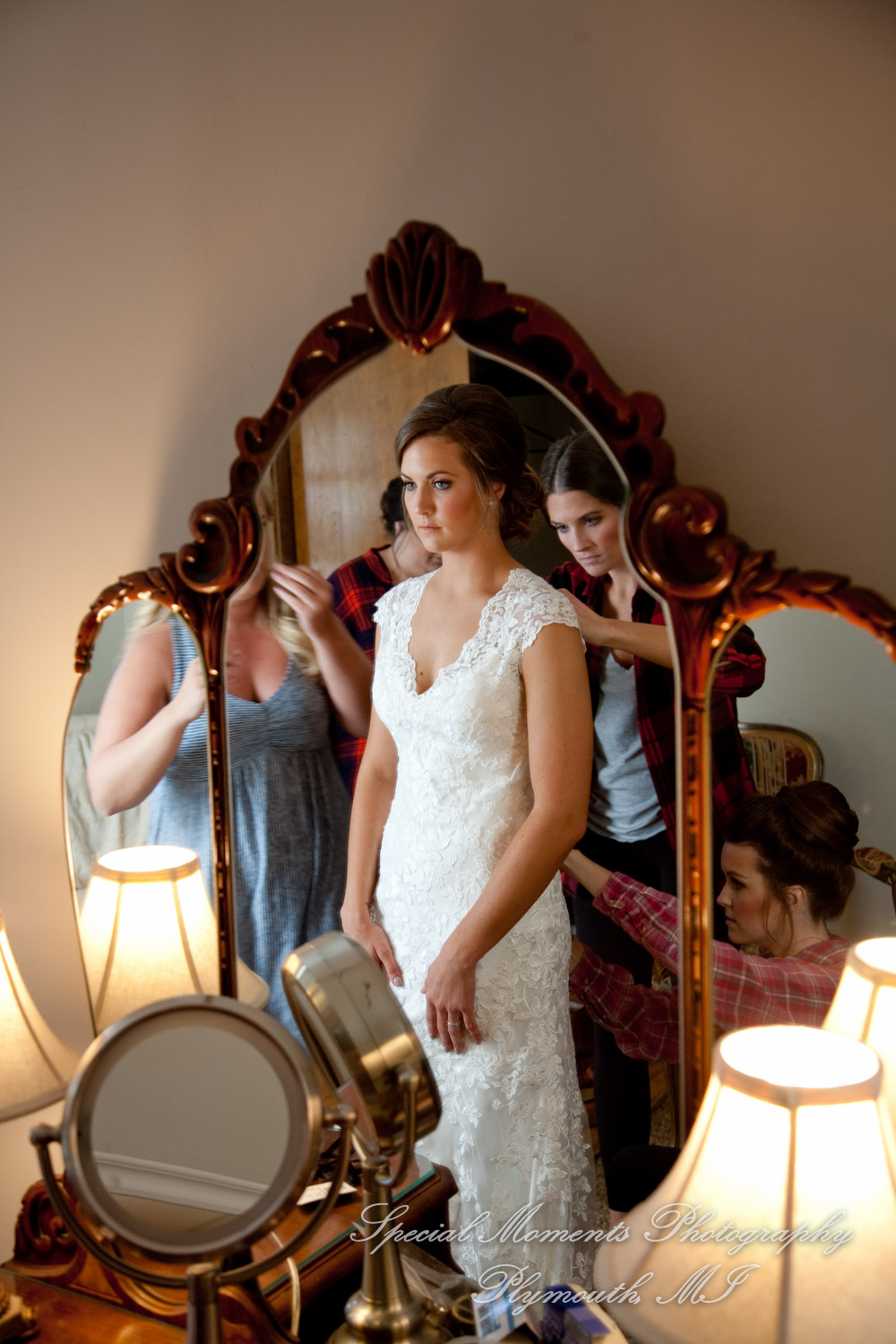 Andrea & Kody at Wellers West Garden Saline MI wedding photography