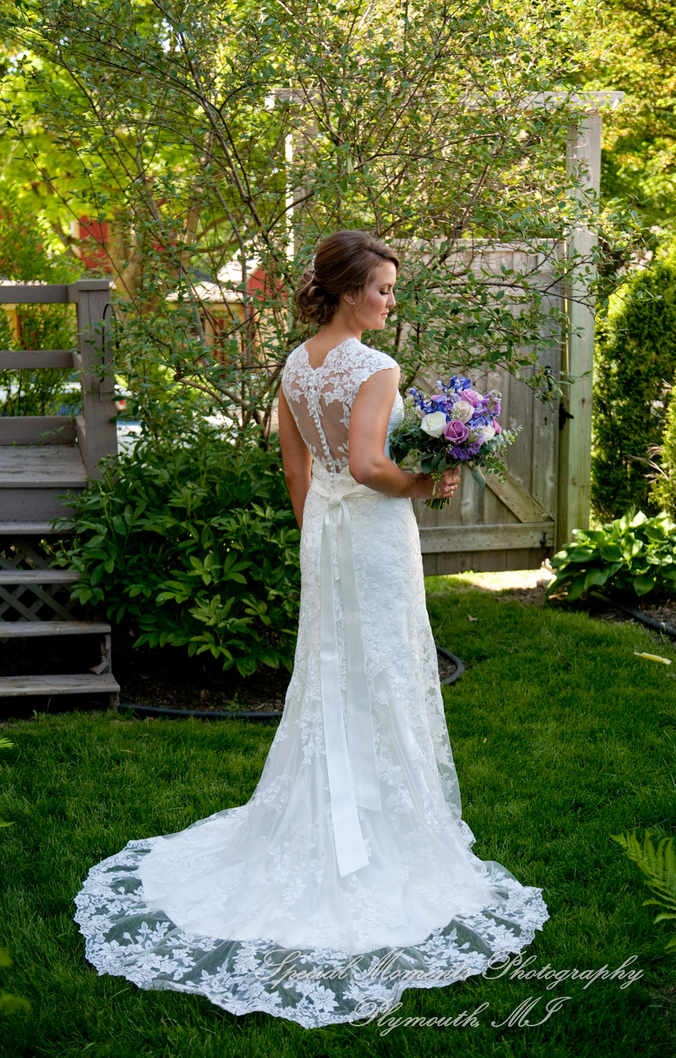 Andrea & Kody at Wellers West Garden Saline MI wedding photography