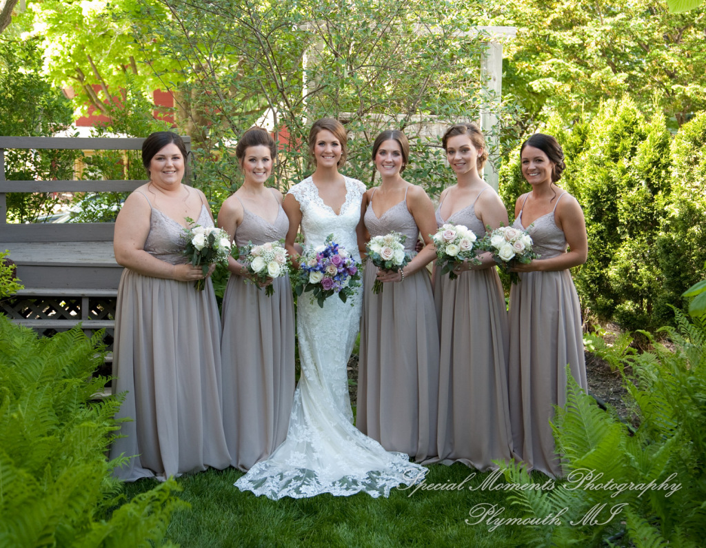 Andrea & Kody at Wellers West Garden Saline MI wedding photography