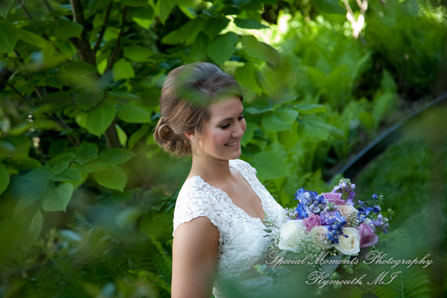 Andrea & Kody at Wellers West Garden Saline MI wedding photography