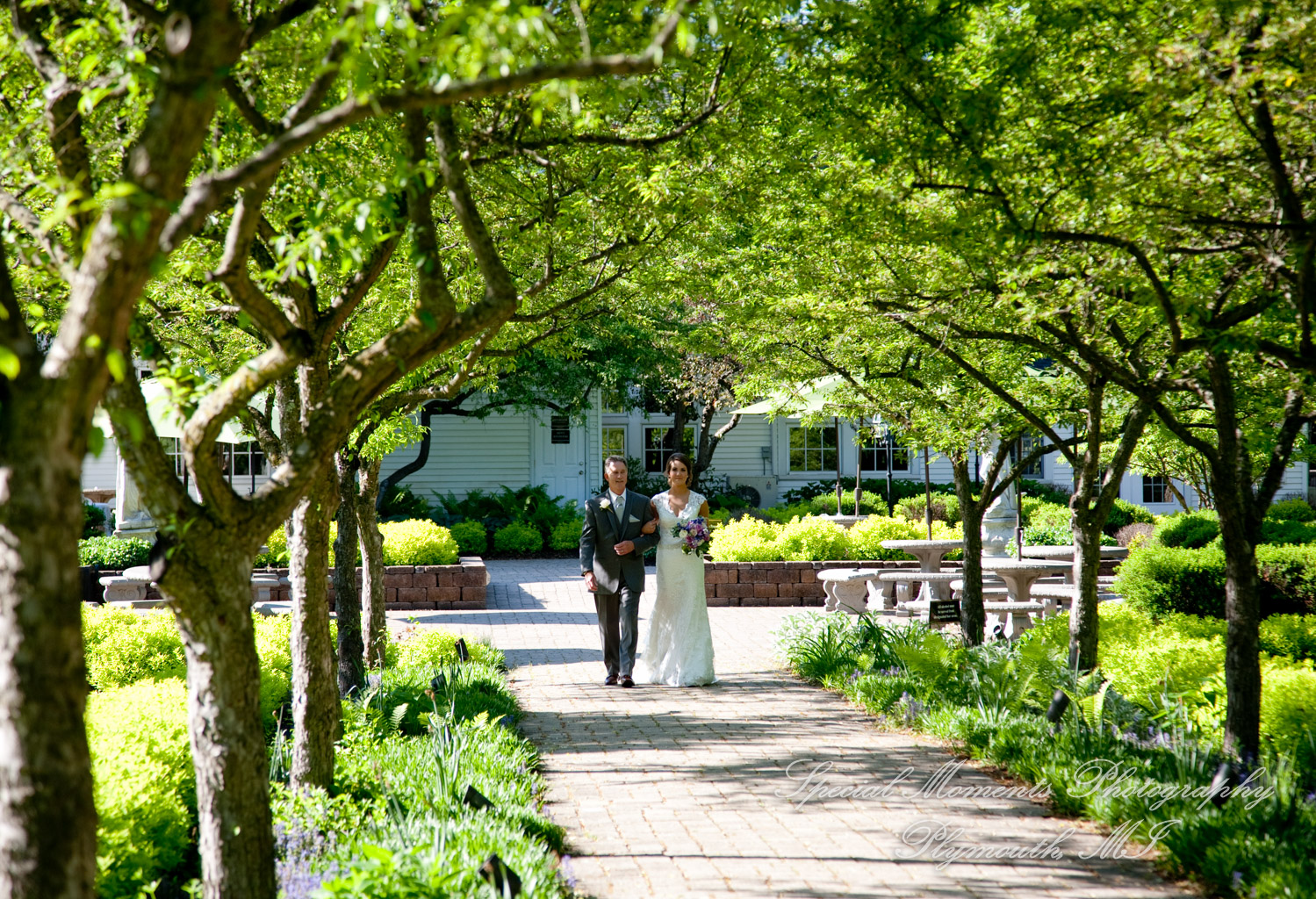 Andrea & Kody at Wellers West Garden Saline MI wedding photography