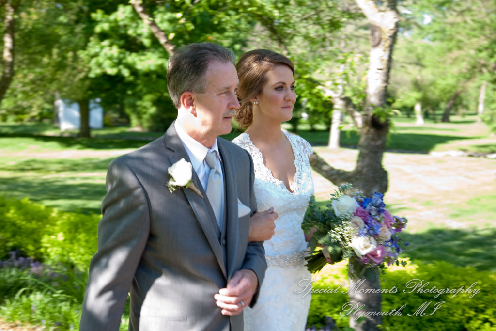 Andrea & Kody at Wellers West Garden Saline MI wedding photography
