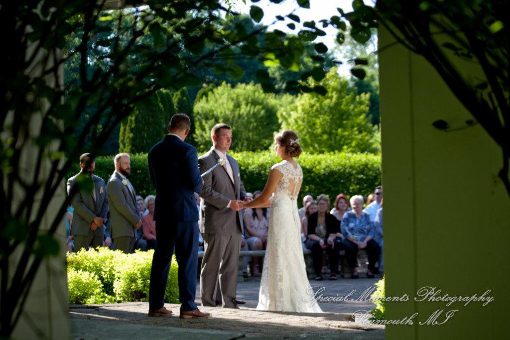 Andrea & Kody at Wellers West Garden Saline MI wedding photography