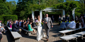 Andrea & Kody at Wellers West Garden Saline MI wedding photography
