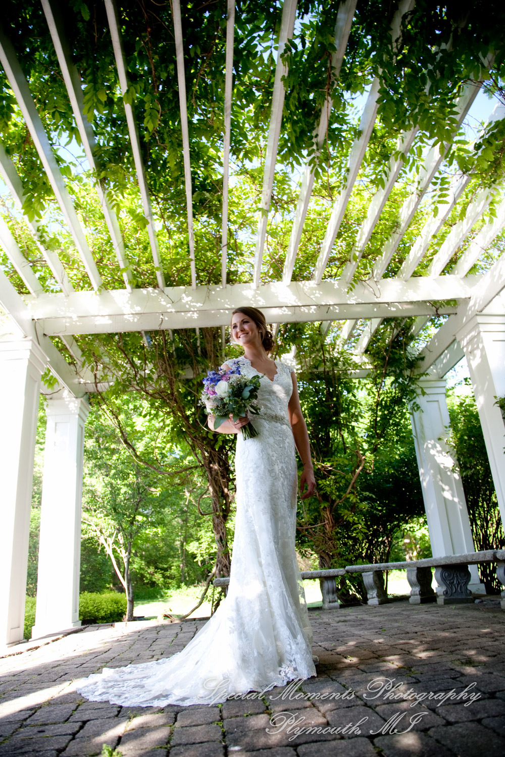 Andrea & Kody at Wellers West Garden Saline MI wedding photography