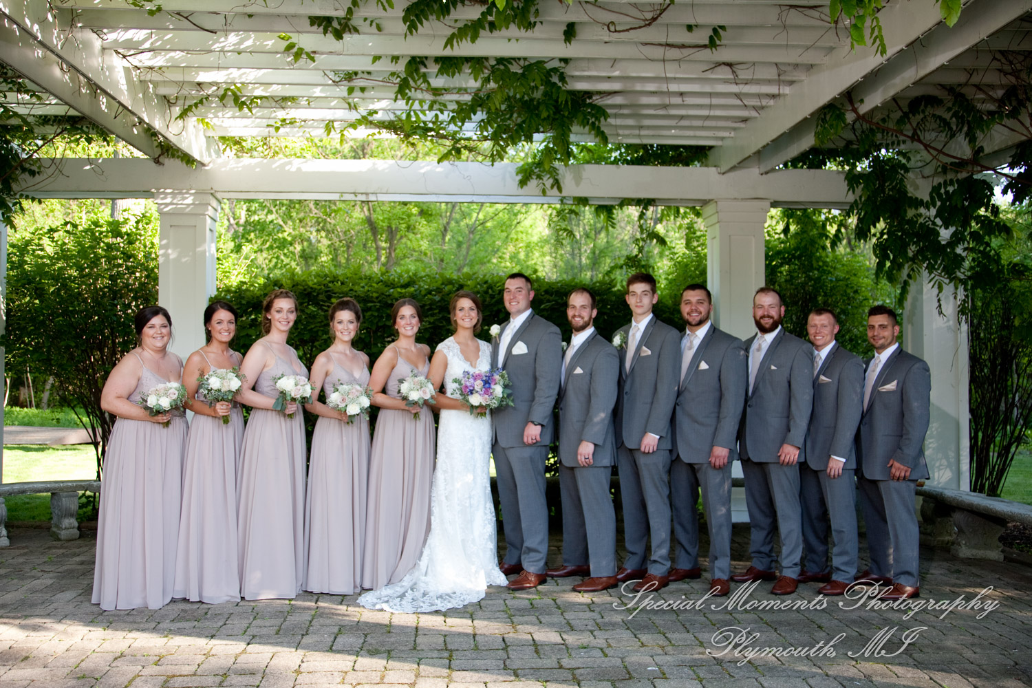 Andrea & Kody at Wellers West Garden Saline MI wedding photography