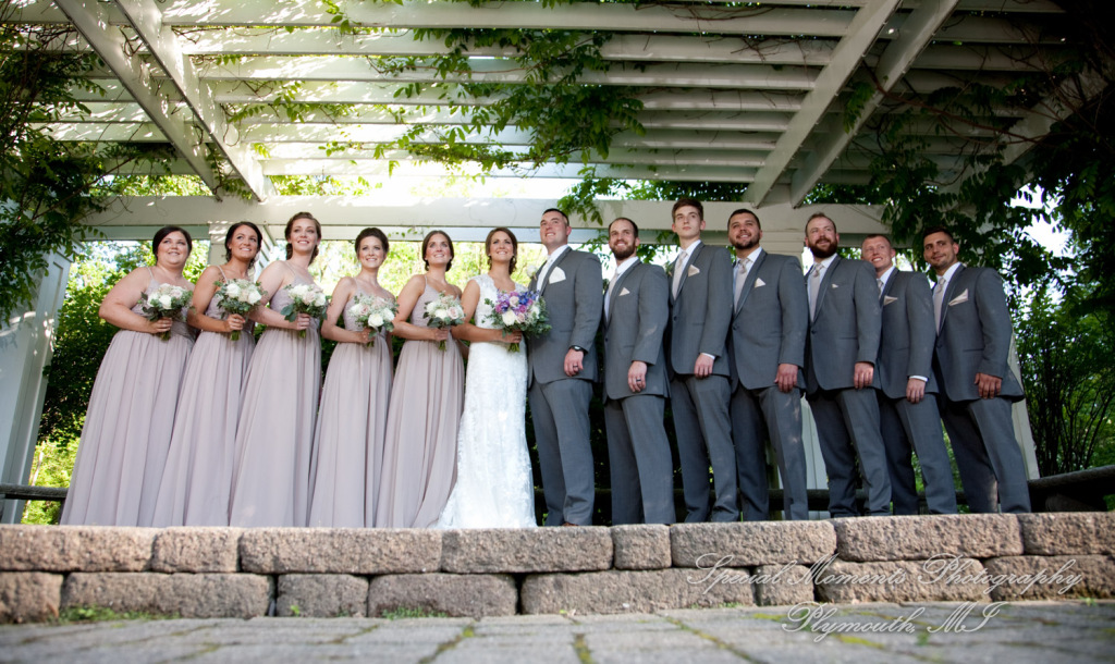 Andrea & Kody at Wellers West Garden Saline MI wedding photography