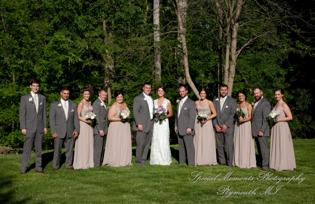 Andrea & Kody at Wellers West Garden Saline MI wedding photography