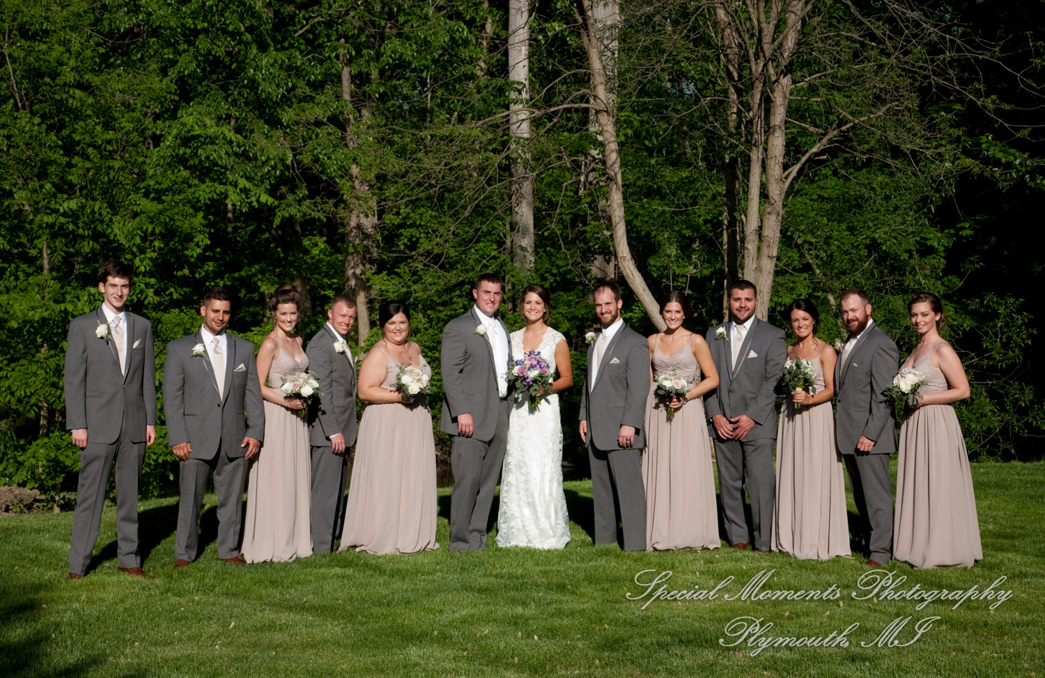 Andrea & Kody at Wellers West Garden Saline MI wedding photography