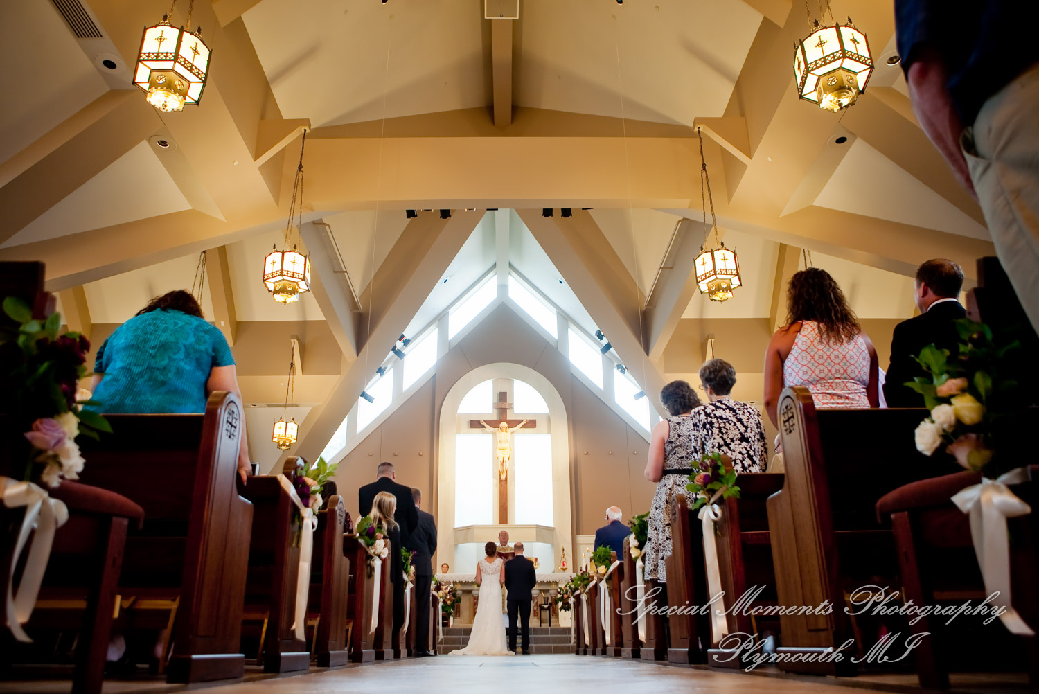 Molly & Daniel at Christ The King Catholic Ann Arbor MI wedding photography