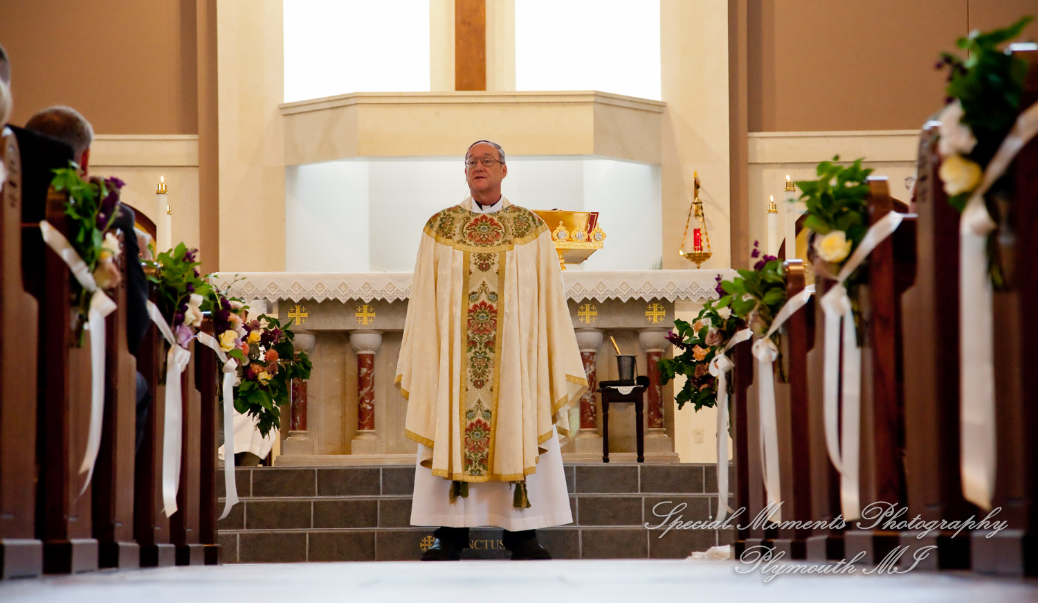 Molly & Daniel at Christ The King Catholic Ann Arbor MI wedding photography