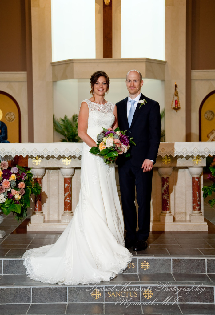 Molly & Daniel at Christ The King Catholic Ann Arbor MI wedding photography