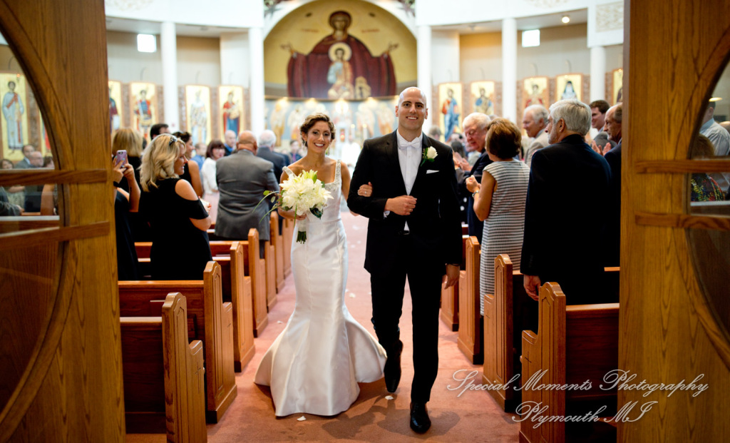 Erika & Mark at St. Nicholas Greek Orthodox Troy wedding photography