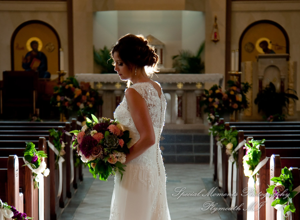 Molly & Daniel at Christ The King Catholic Ann Arbor MI wedding photography