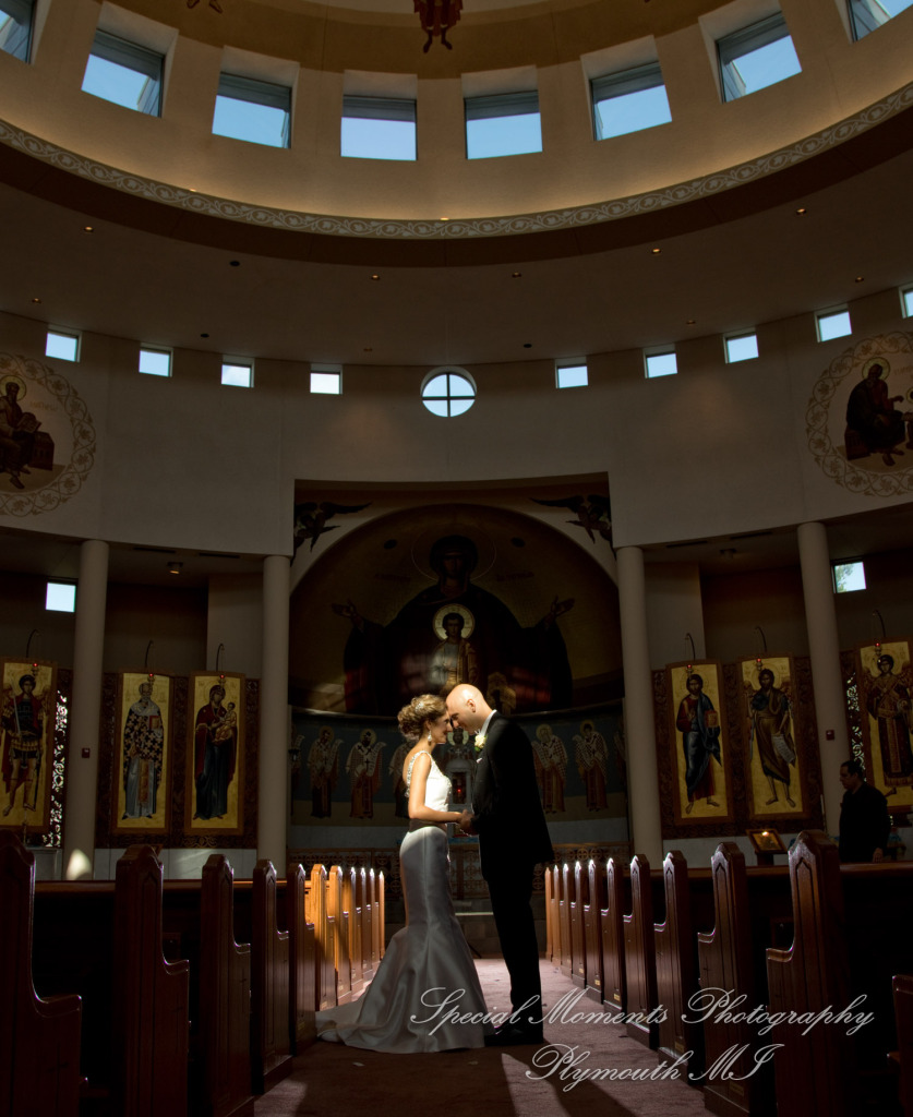 Erika & Mark at St. Nicholas Greek Orthodox Troy wedding photography