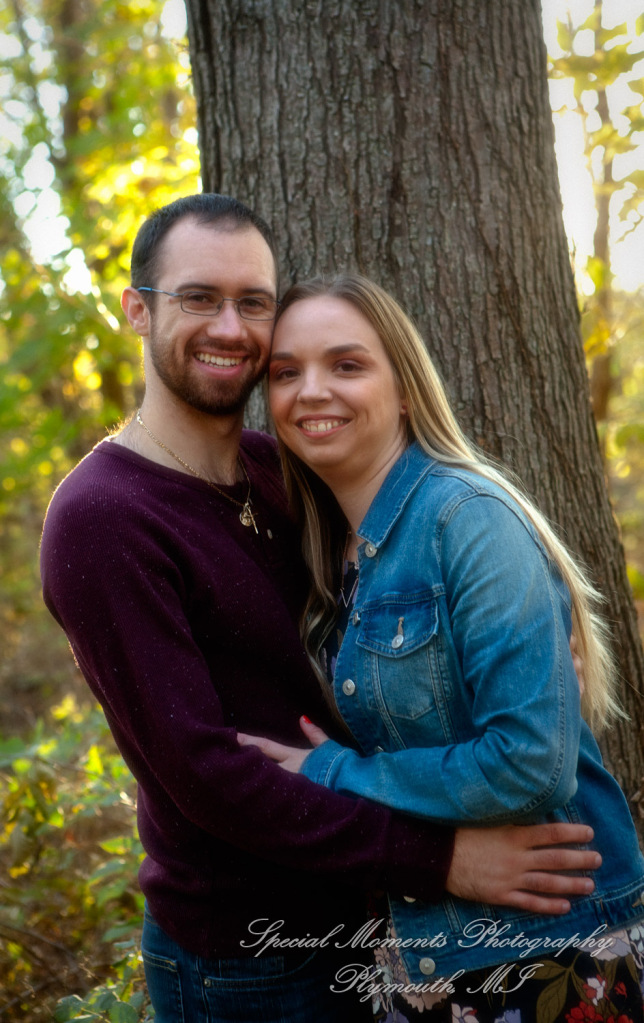 Elizabeth & Joe at Robert Long Park Commerce Twp. MI engagement photography