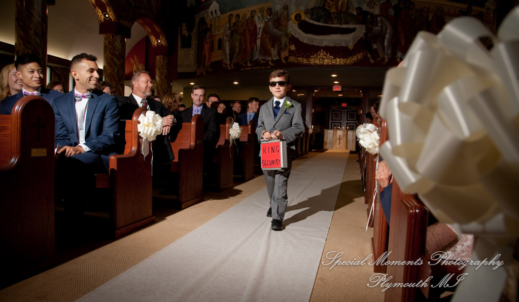 Stefanie & David at St. John Greek Orthodox Sterling Hts. MI wedding photography