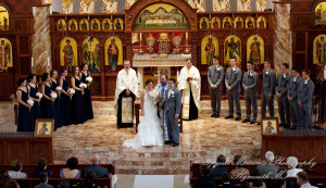 Stefanie & David at St. John Greek Orthodox Sterling Hts. MI wedding photography
