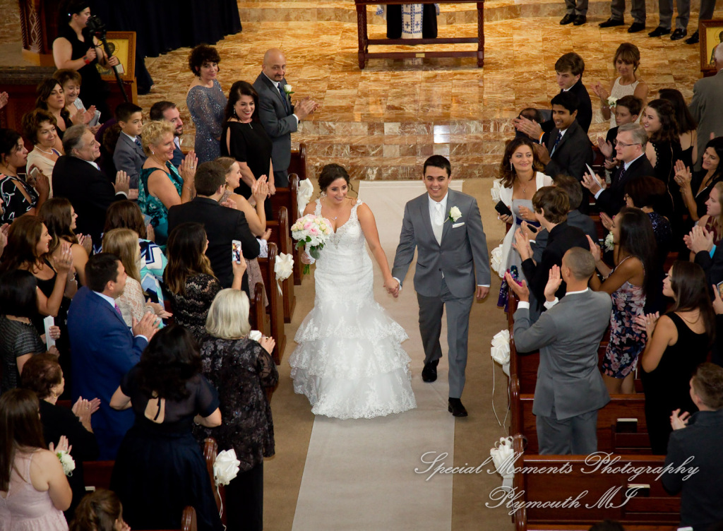 Stefanie & David at St. John Greek Orthodox Sterling Hts. MI wedding photography