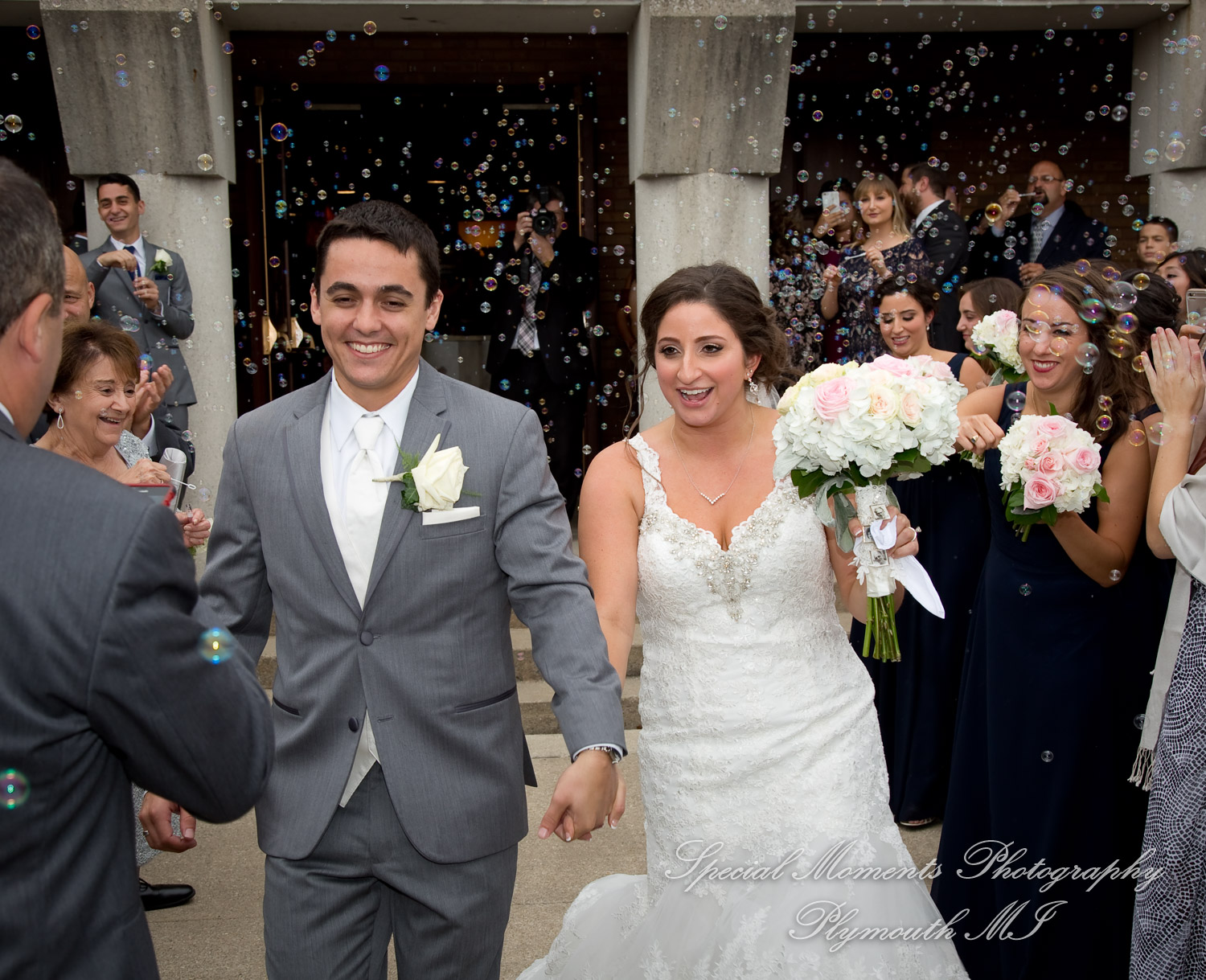 Stefanie & David at St. John Greek Orthodox Sterling Hts. MI wedding photography