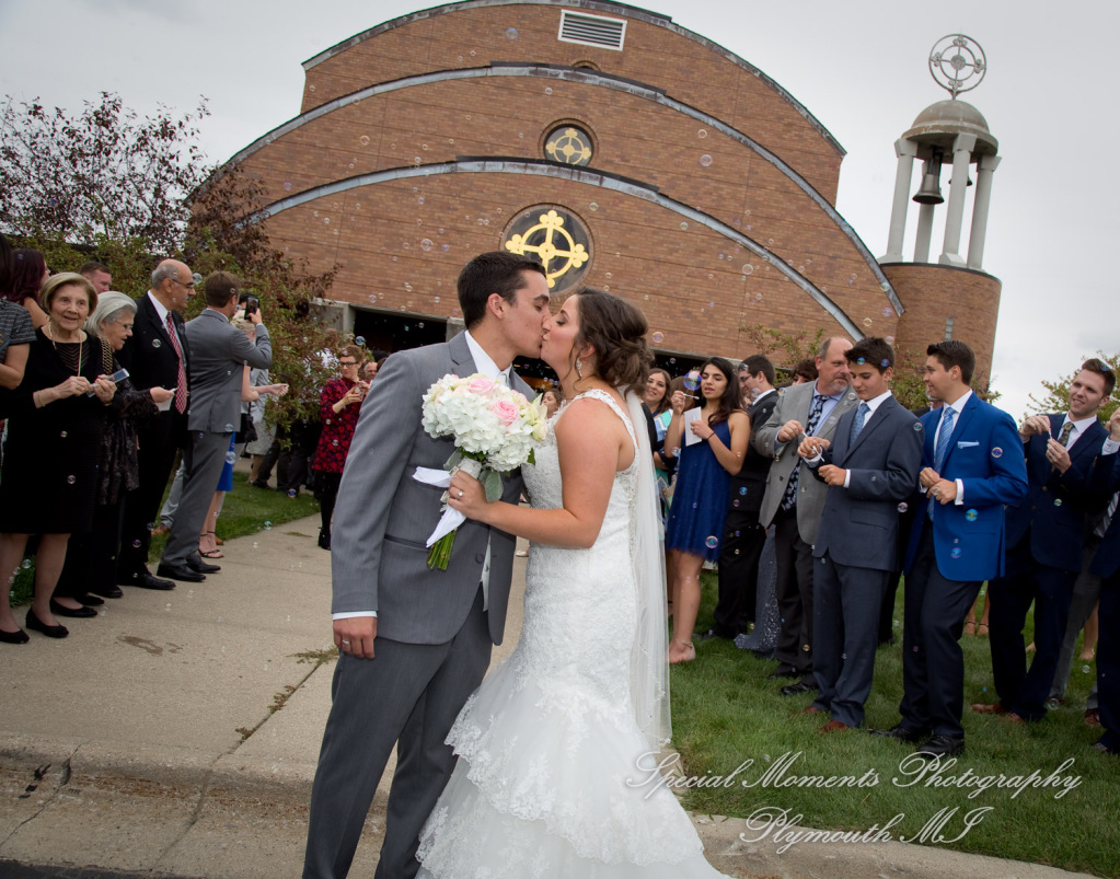 Stefanie & David at St. John Greek Orthodox Sterling Hts. MI wedding photography