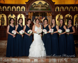 Stefanie & David at St. John Greek Orthodox Sterling Hts. MI wedding photography
