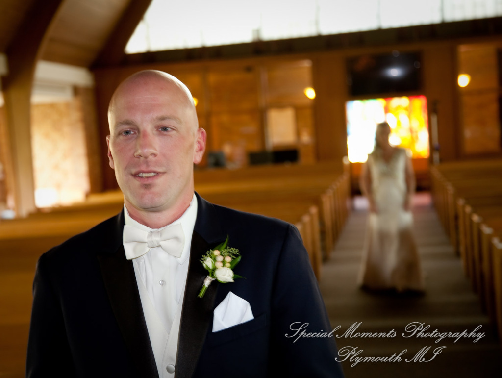 Kristine & Jeff at Newburg United Methodist Livonia MI wedding photography