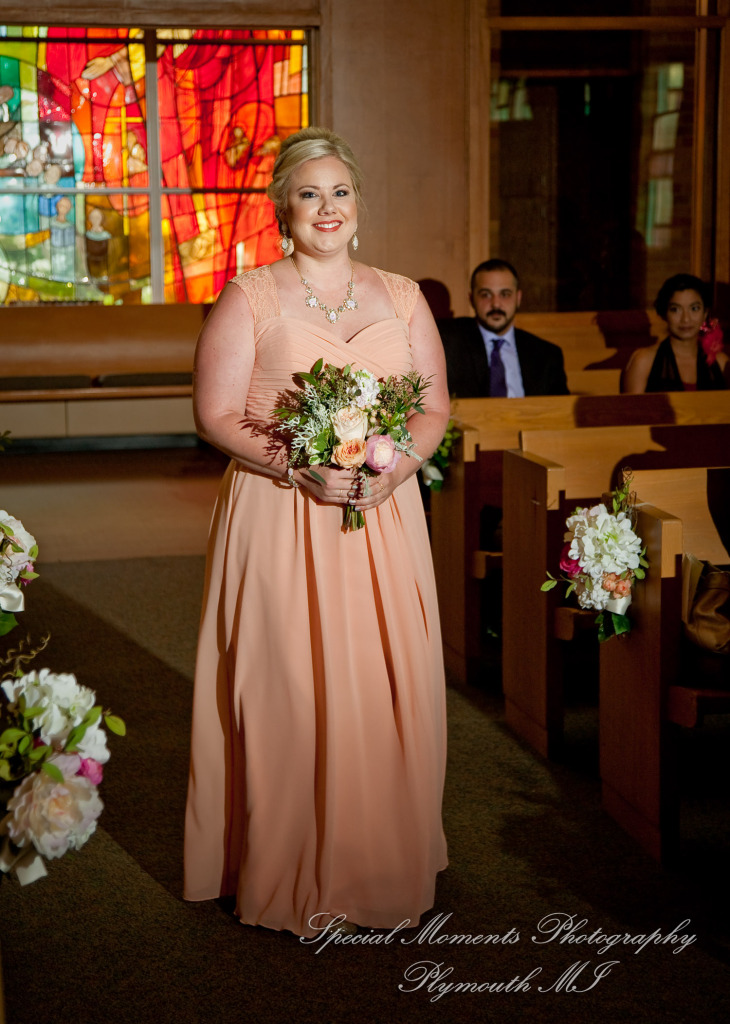 Kristine & Jeff at Newburg United Methodist Livonia MI wedding photography
