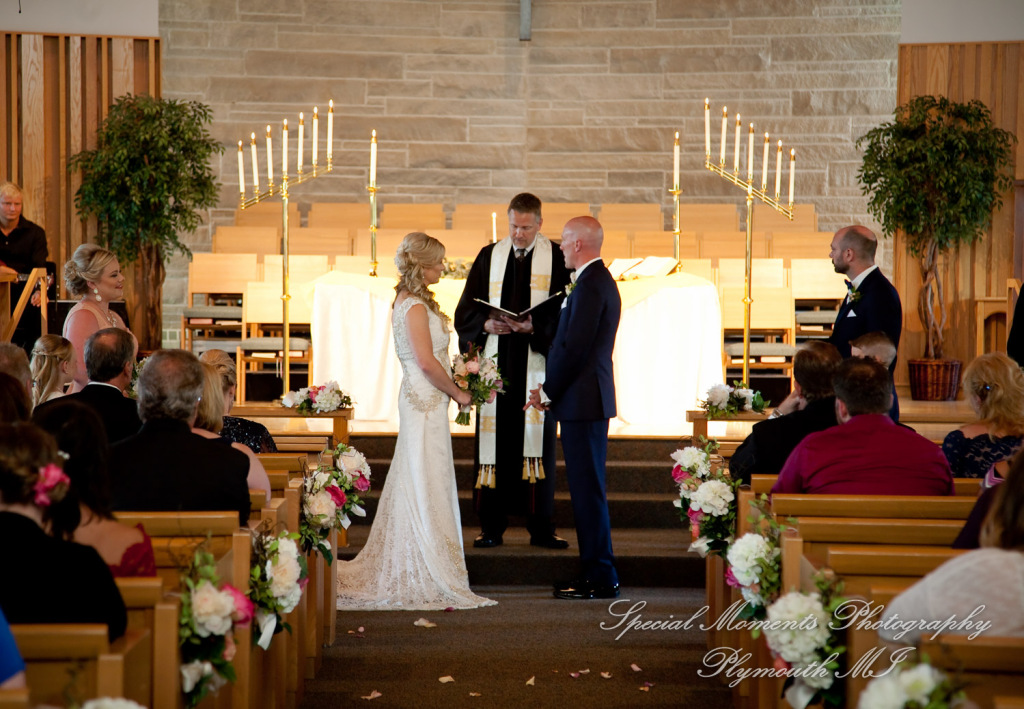 Kristine & Jeff at Newburg United Methodist Livonia MI wedding photography