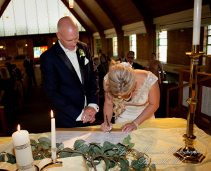 Kristine & Jeff at Newburg United Methodist Livonia MI wedding photography