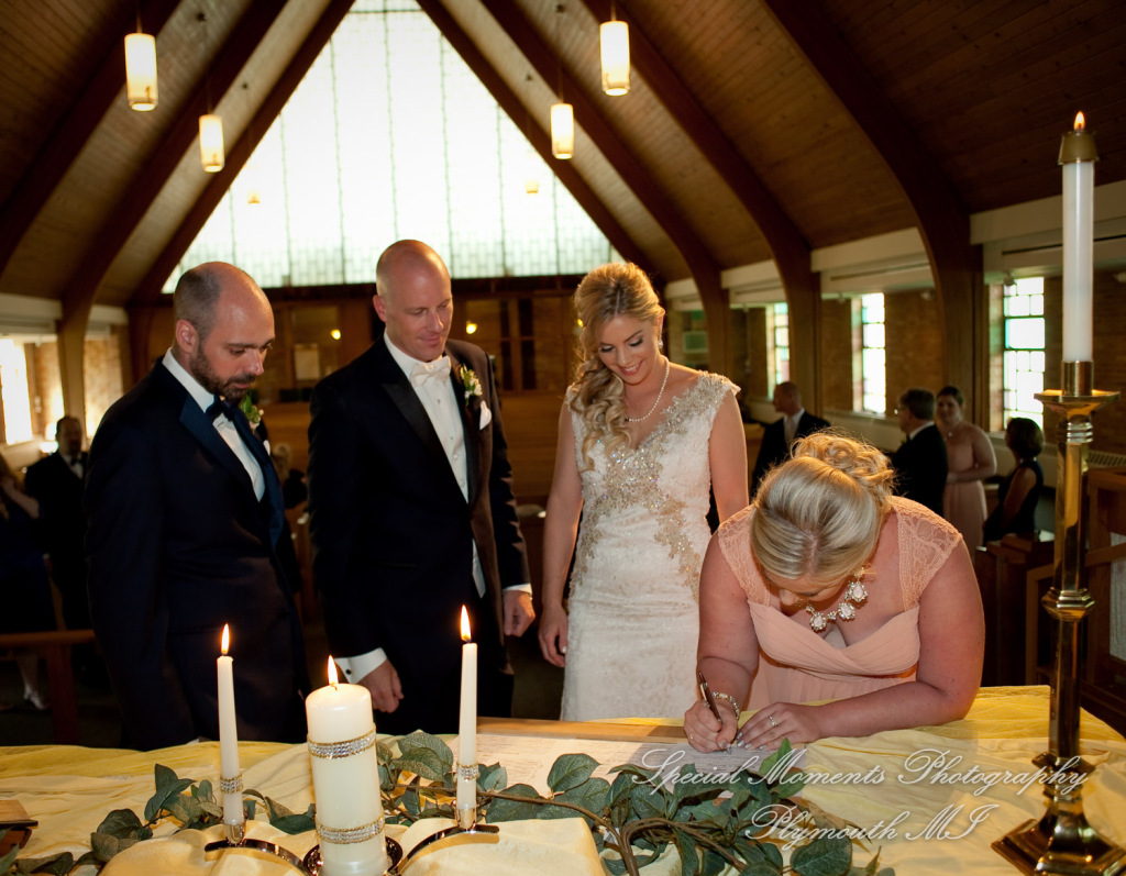 Kristine & Jeff at Newburg United Methodist Livonia MI wedding photography
