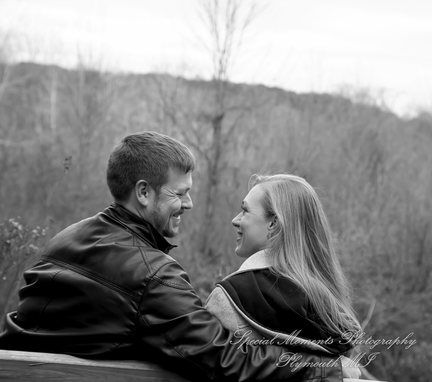 Kimberly & Matthew at Downtown Farmington MI LGBTQ engagement photography
