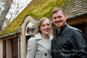 Kimberly & Matthew at Downtown Farmington MI LGBTQ engagement photography