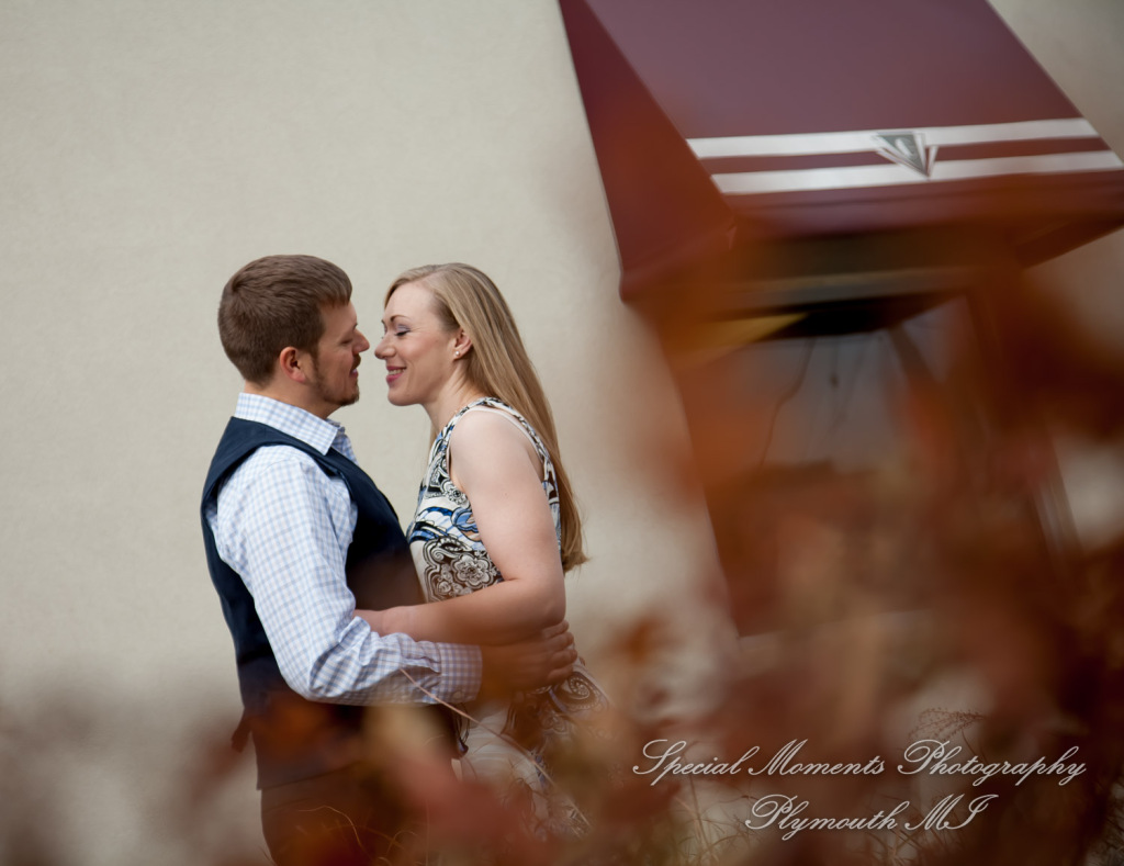 Kimberly & Matthew at Downtown Farmington MI LGBTQ engagement photography
