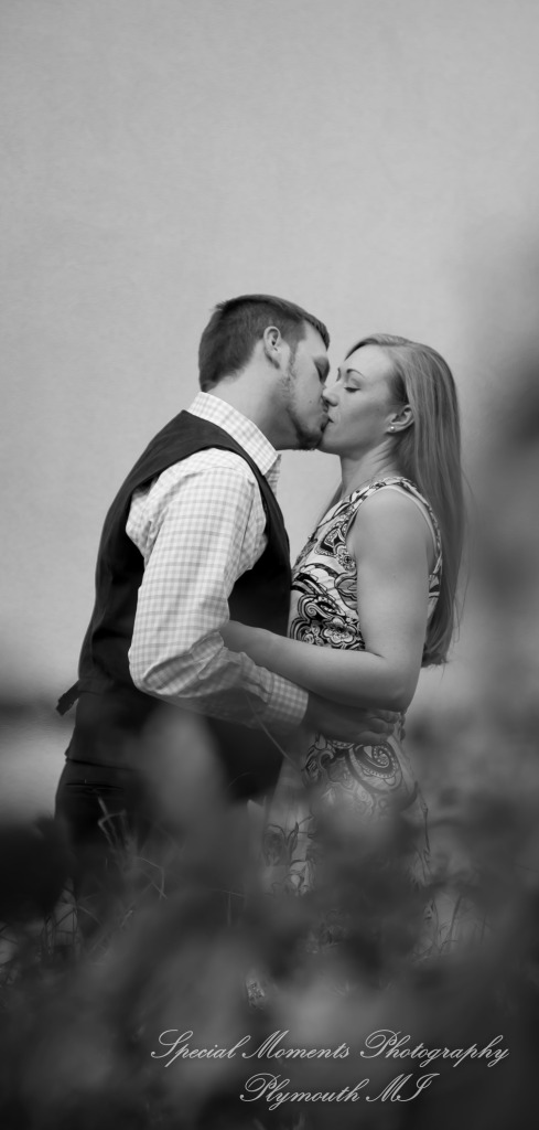 Kimberly & Matthew at Downtown Farmington MI LGBTQ engagement photography
