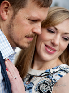 Kimberly & Matthew at Downtown Farmington MI LGBTQ engagement photography