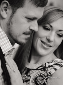 Kimberly & Matthew at Downtown Farmington MI LGBTQ engagement photography