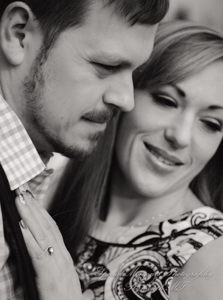 Kimberly & Matthew at Downtown Farmington MI LGBTQ engagement photography