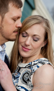 Kimberly & Matthew at Downtown Farmington MI LGBTQ engagement photography