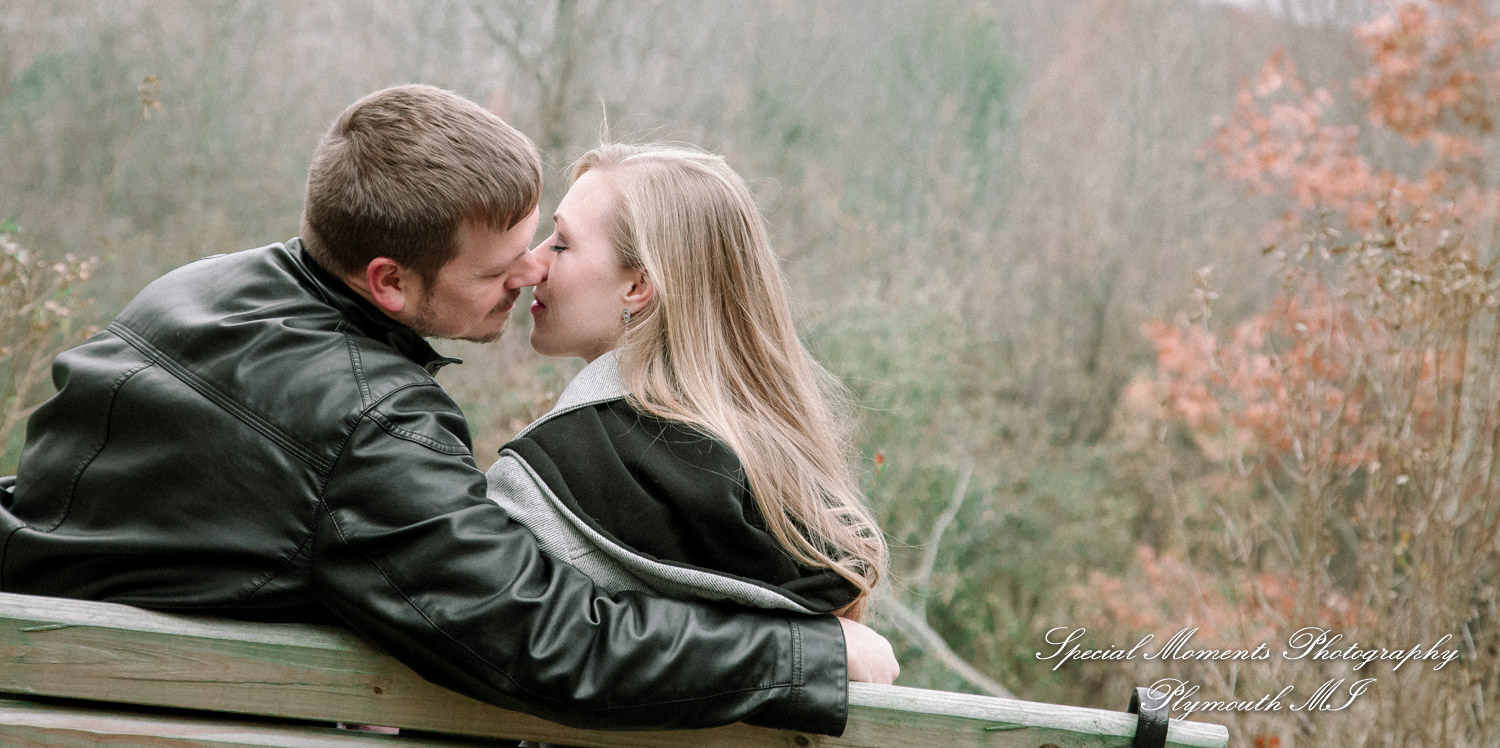 Heritage Park Farmington Hills MI engagement photograph