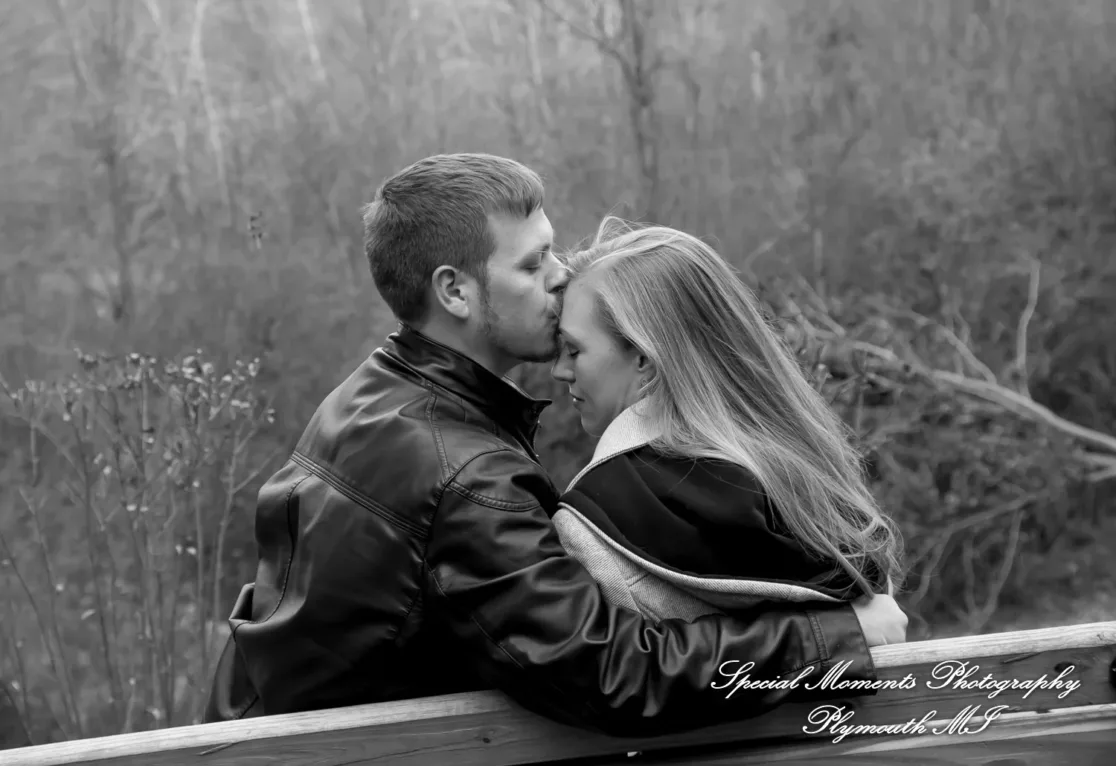 Heritage Park Farmington Hills MI engagement photograph