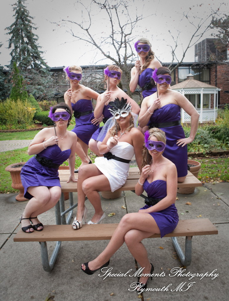 Sarah & Justin at Holiday Inn Express & Suites Southgate MI wedding photography