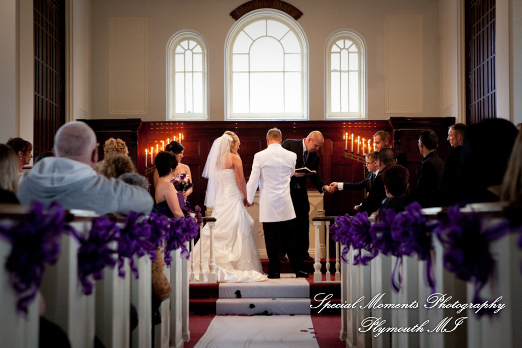 Sarah & Justin at Martha-Mary Chapel Dearborn MI wedding photography
